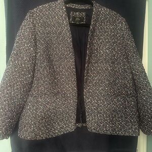 J.Crew Navy Tweed Jacket